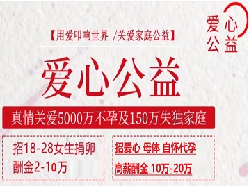 西昌捐卵助孕生子 爱心志愿者招募